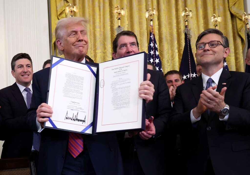 Trump Signs GENIUS Act Into Law, in Major Milestone for Crypto Industry
