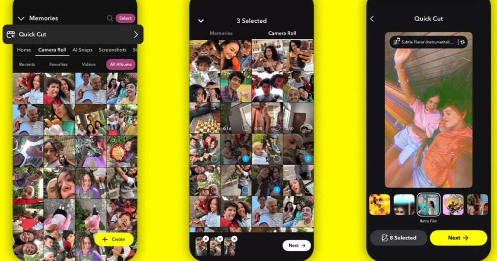 Your Snapchat Memories can be beat-synced in seconds, if you're on iPhone