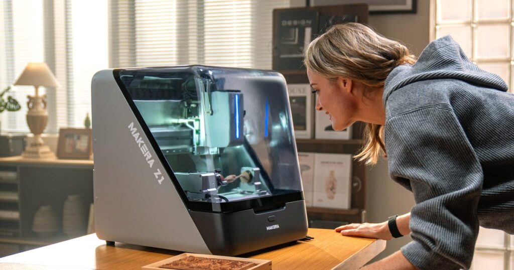 Pro-grade CNC, kitchen-table ready: Meet the Makera Z1
