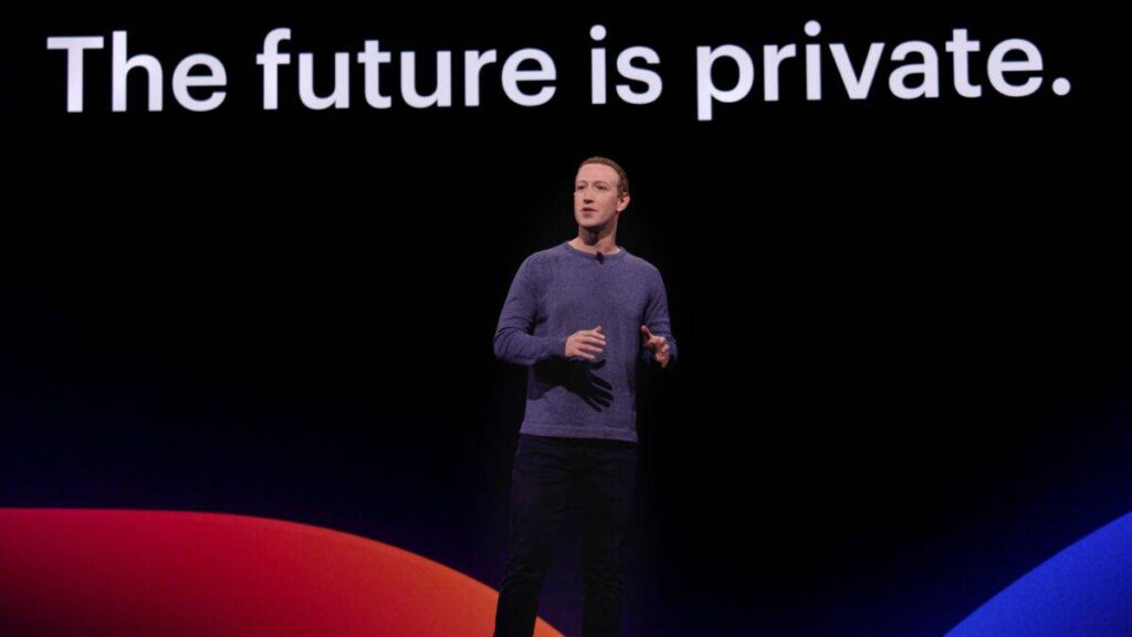 CEO Mark Zuckerberg at F8 2019 event