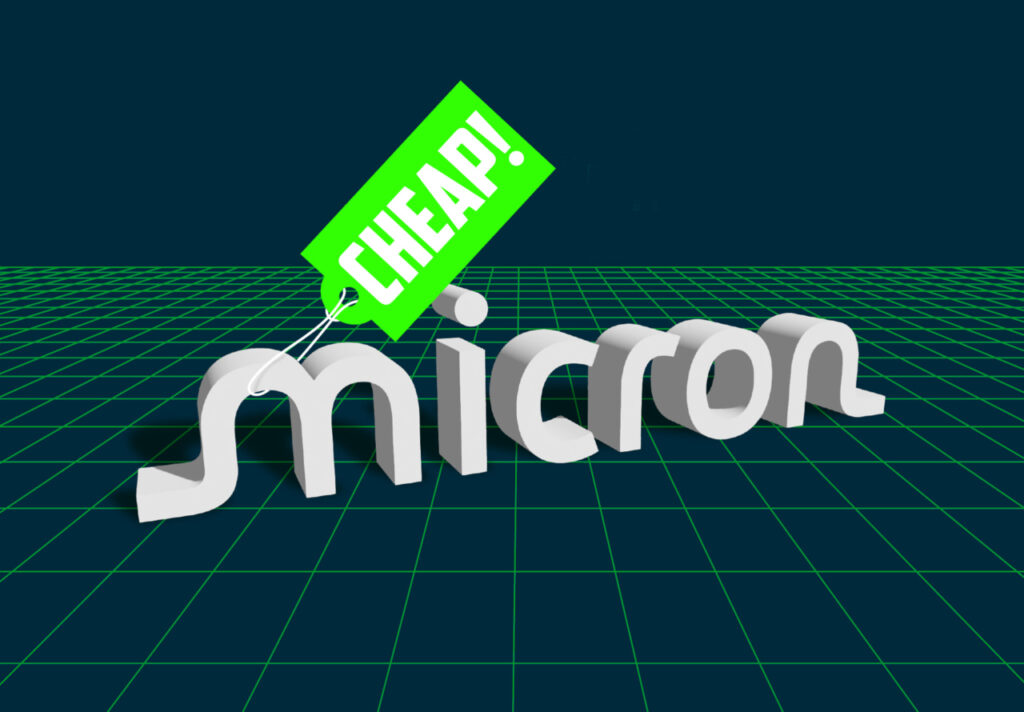 Micron’s stock is spectacularly cheap, as these numbers show