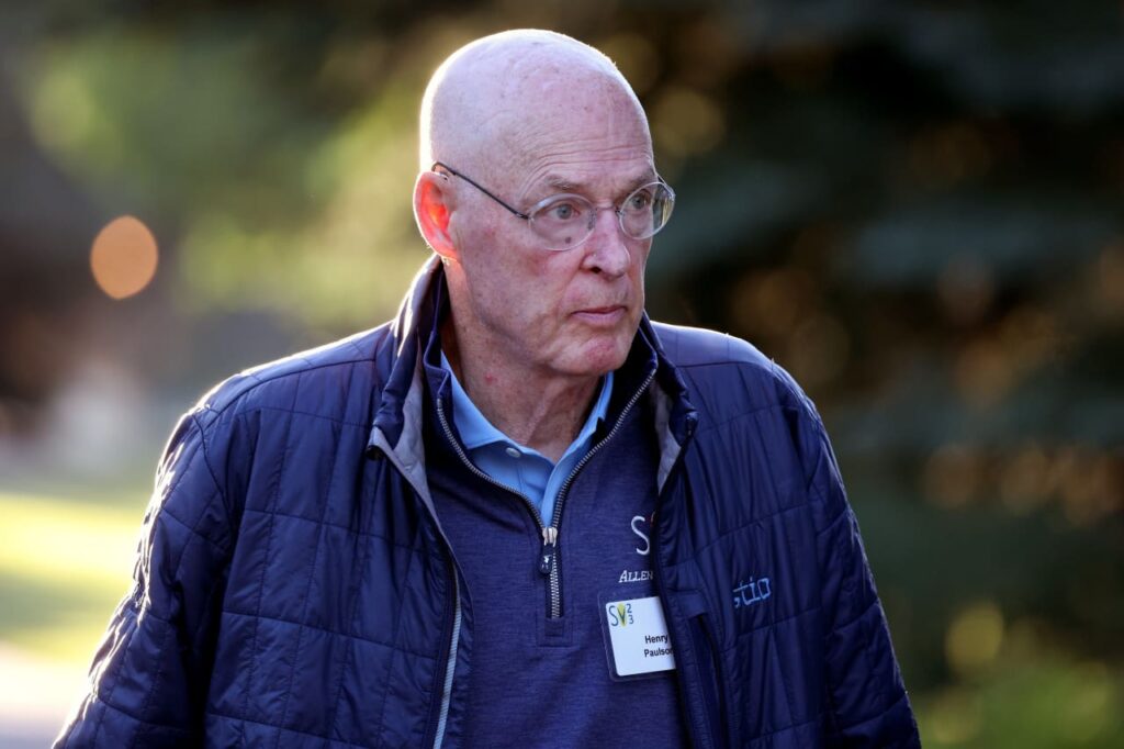 Former Treasury Secretary Henry Paulson warns U.S. needs an emergency ‘break-the-glass’ plan if Treasury demand collapses