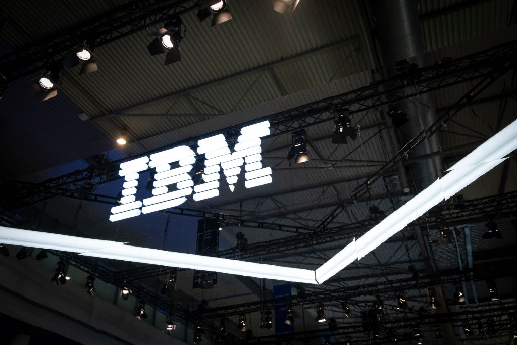IBM pays $17M fine to end DOJ suit over DEI programs BARCELONA, CATALONIA, SPAIN - 2019/02/25: The IBM logo is seen during MWC 2019.