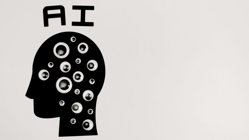 Opinion: The AI Hype Is Loud, but 2026 Is Where Reality Bites Abstract AI head illustration symbolizing AI hype