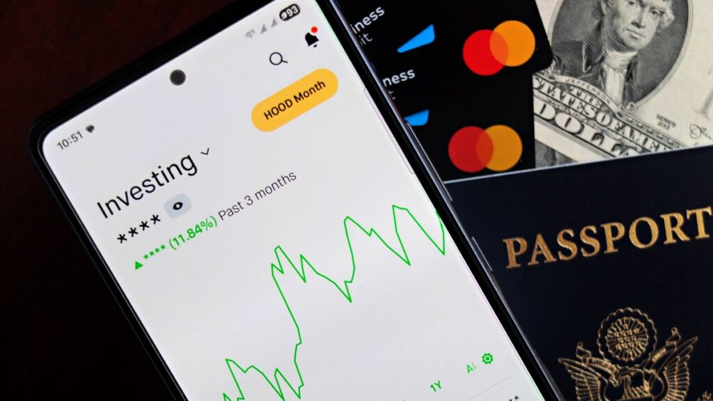 Investing app on a smartphone showing how to start investing