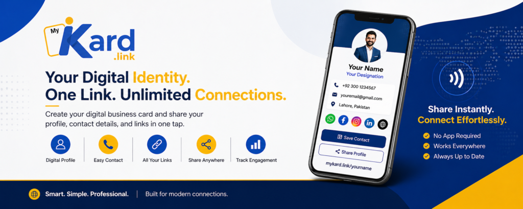 Why the Digital Business Card Is Replacing Paper in Dubai Networking MyKard digital business card shared via QR code in Dubai